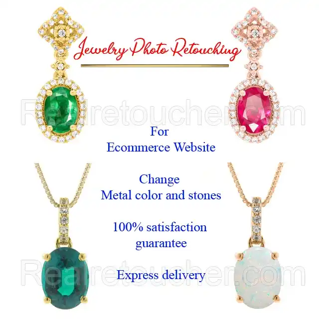 Change of Jewelry Metal Color and stone Change of Jewelry Metal Color and stone