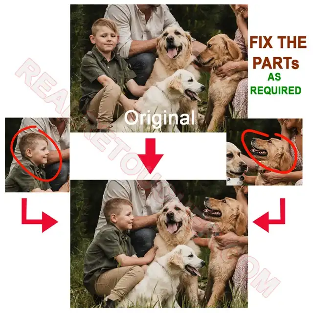 Face Face fixing at Photoshop