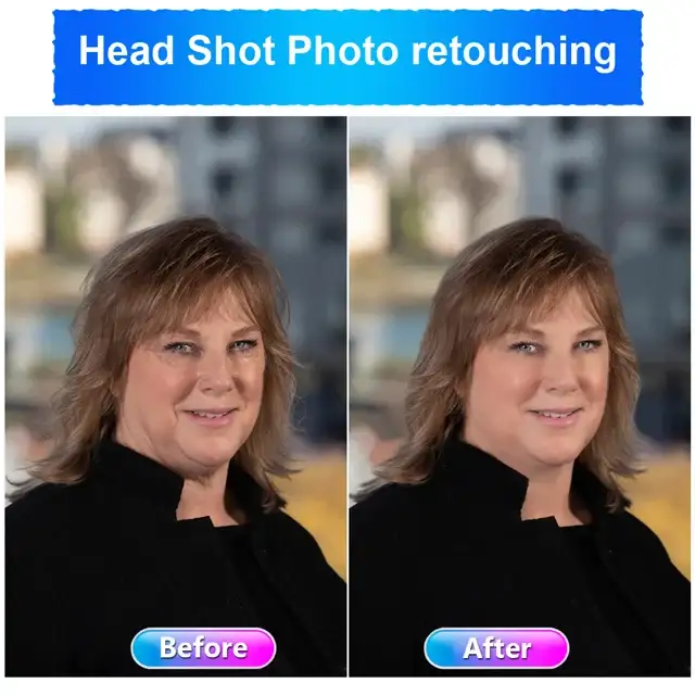 Head shot photo retouching Head shot photo retouching